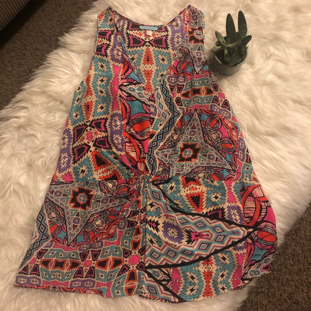 Leifnotes silk tank top